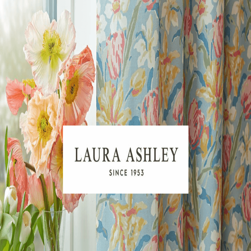 Laura Ashley Fabrics at Sew Chic Interiors of Brighton & Hove