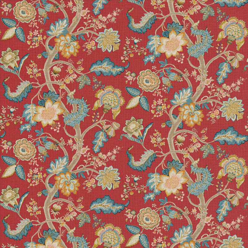 Remnant 0062 - Linwood - The English Garden - Kitty - Classic Red