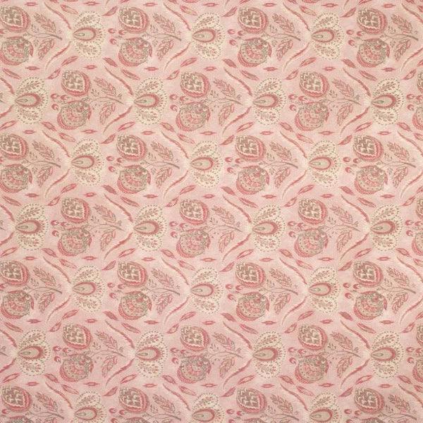 Cabbages & Roses - Martha on White Linen - Sew Chic Interiors