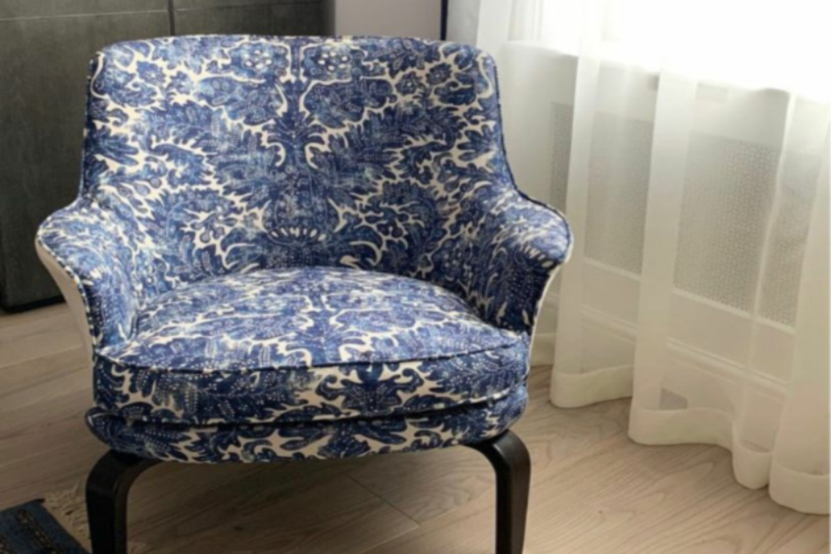 Sew Chic Interiors \ Re-upholstered Chair | www.sewchicinteriors.co.uk