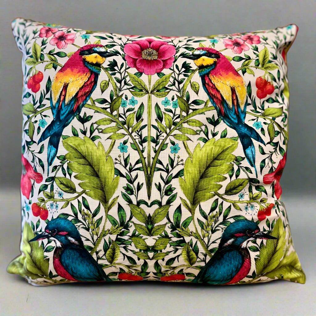 Sew Chic - Blendworth Lambourn Peachy Cushion Cover - Dafoldil Velvet Back - Sew Chic Interiors