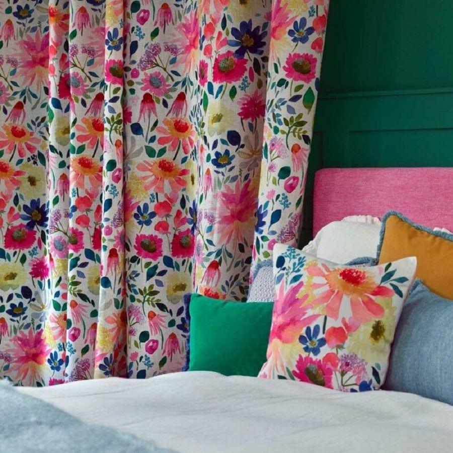 Bluebellgray - Zinnia Daylight Fabric - Sew Chic Interiors