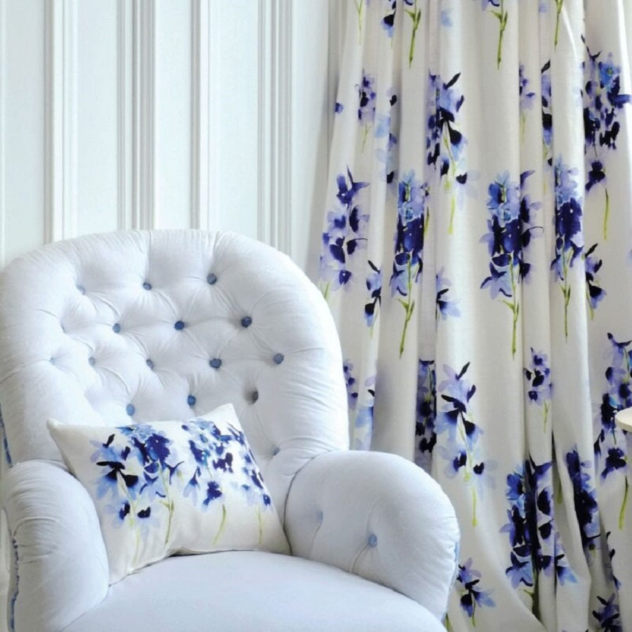 Bluebellgray - Delphinium Fabric - Sew Chic Interiors