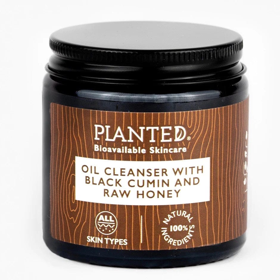 Planted Skin Care - Natural Oil Cleanser with Black Cumin & Raw Honey - Sew Chic Interiors