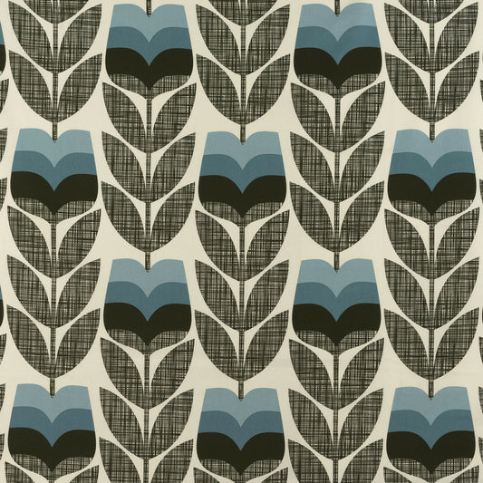 Remnant 0048 - Orla Kiely - Rosebud Powder Blue