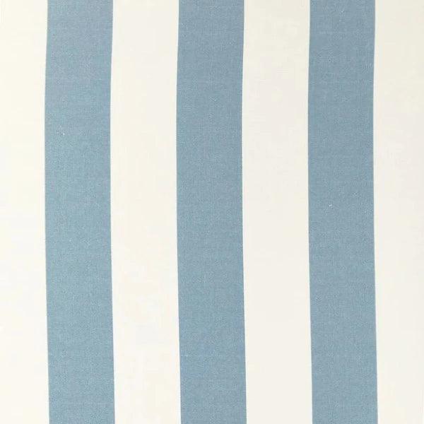 Cabbages & Roses - Three Inch Stripe Blue on White Linen - Sew Chic Interiors