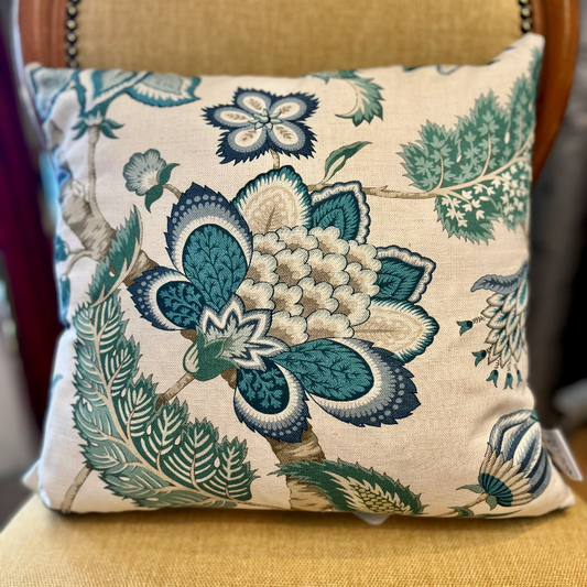 Sew Chic - Sandersons Icaria Turquoise Cushion Cover